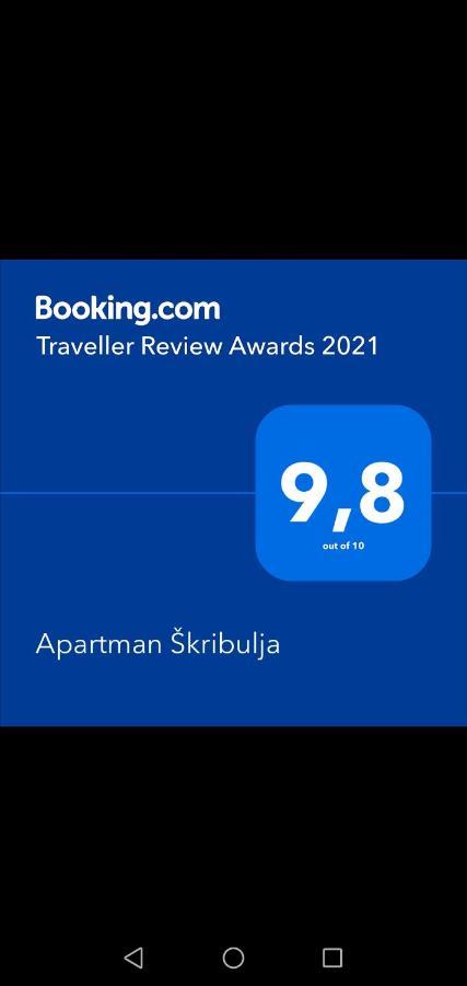 Apartman Skribulja Zupanja Exterior foto